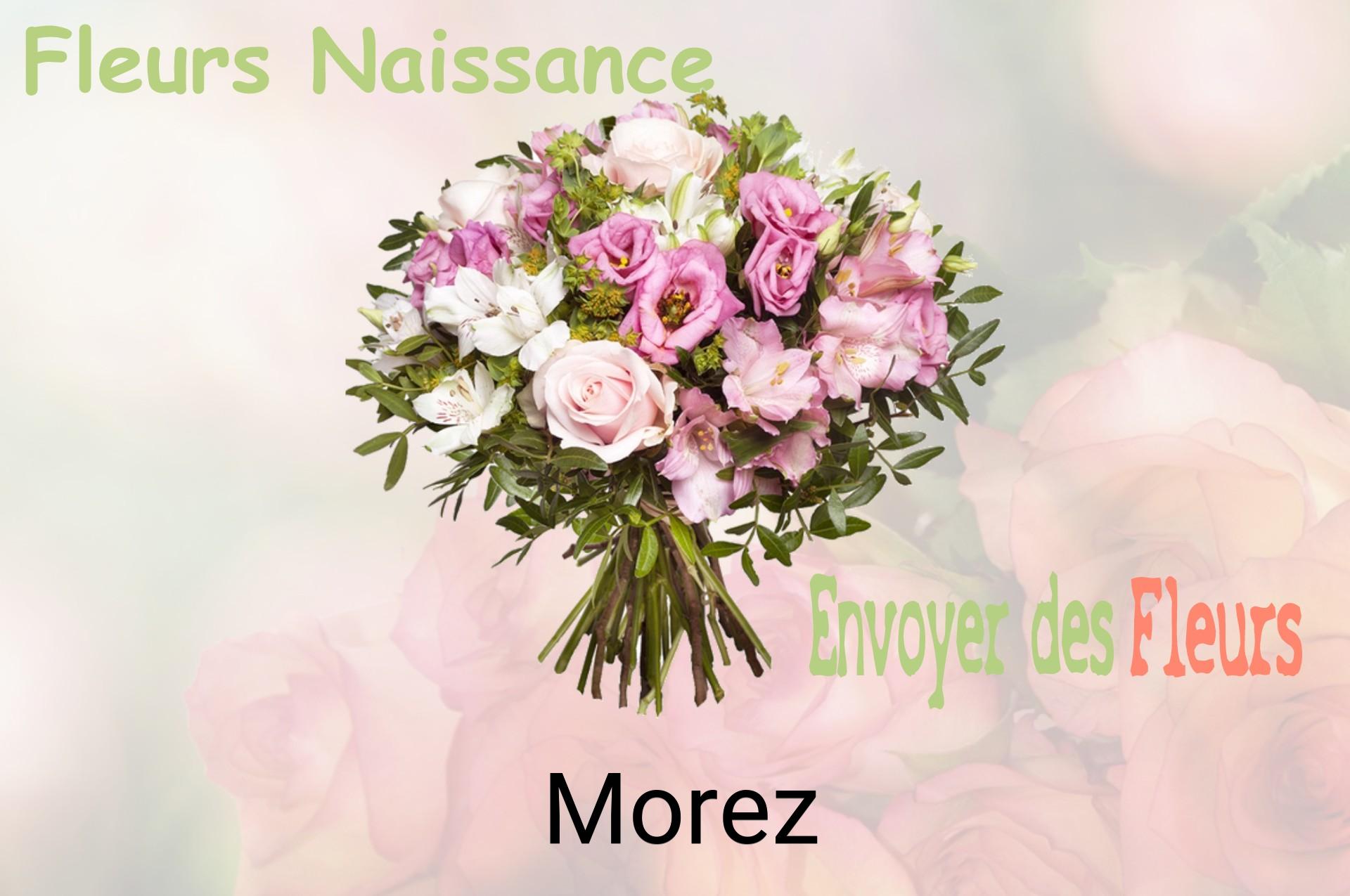 Bouquet de fleurs de naissance livré à Morez