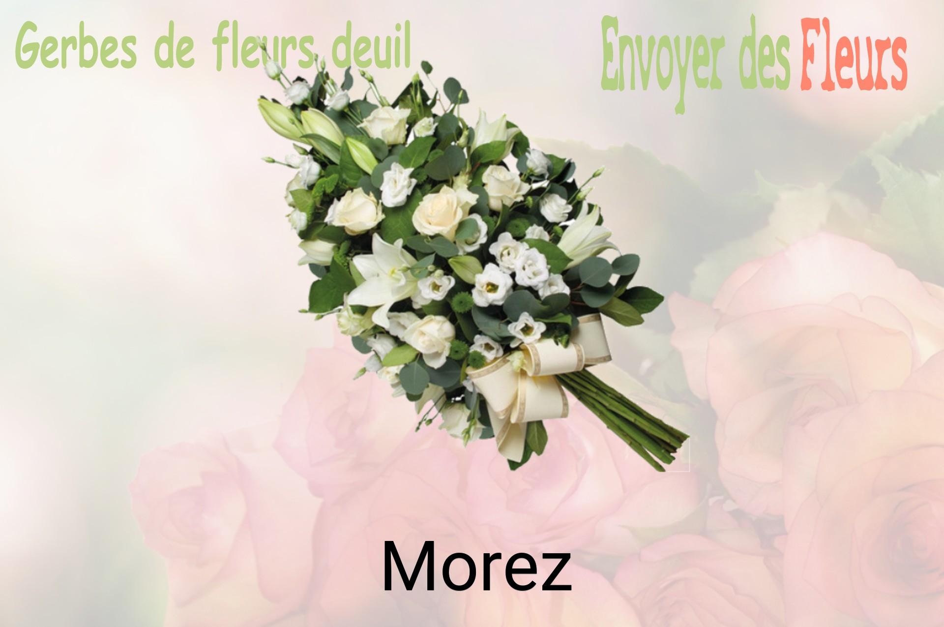 Gerbe de fleurs de deuil livrée à Morez